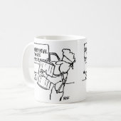 Mug Élimination confidentielle des déchets (Devant gauche)
