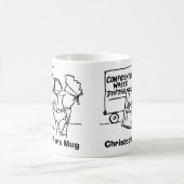 Mug Élimination confidentielle des déchets. Ajoutez No (Centre)