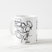 Mug Élimination confidentielle des déchets et courrier (Devant gauche)