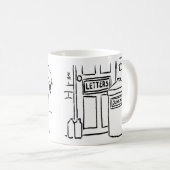 Mug Élimination des déchets confidentiels et courrier (Devant droit)