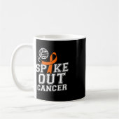 Mug Éliminer la leucémie de volleyball Leucémie Cancer (Gauche)