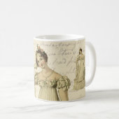 Mug Elinor, Jane Austen, Réserviste, crème (Devant droit)