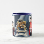 Mug Elite BLEU-Marble & Gold Personalized Graduation (Centre)