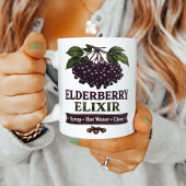 Mug Élixir de sureau Recette d'hiver cosy