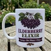 Mug Élixir de sureau Recette d'hiver cosy