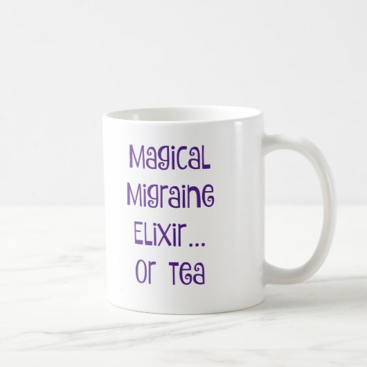 Mug Élixir magique de migraine…. thé (Droite)