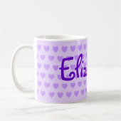Mug Elizabeth en violet (Gauche)