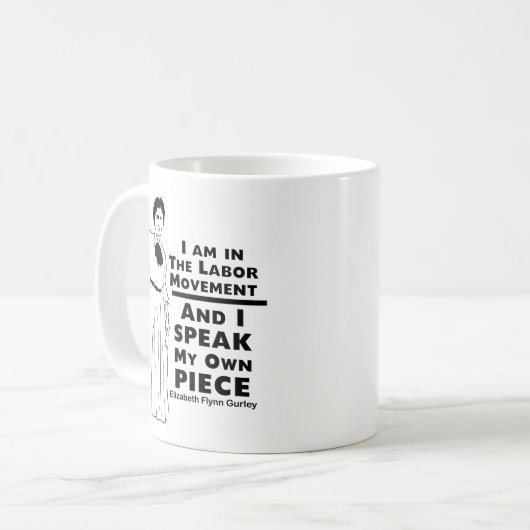 Mug Elizabeth Gurley Flynn citation (Devant gauche)