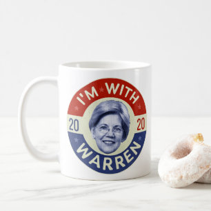 Mug Elizabeth Warren Présidente 2020 Démocrate Pic Ret