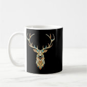 Mug Elk Head _ Face Artistic Illustration Graphic (Gauche)