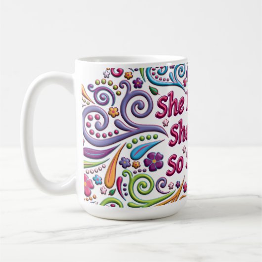 Mug Elle a cru qu'elle pourrait ainsi elle a fait la (Gauche)