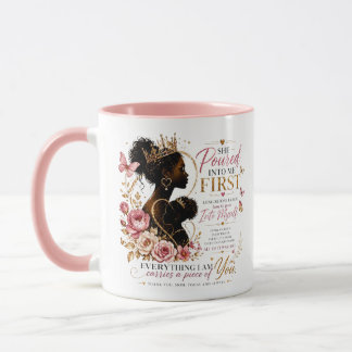 Mug Elle a d'abord versé en moi