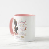 Mug Elle a d'abord versé en moi (Devant gauche)