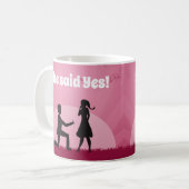 Mug Elle a dit Oui ! (Devant gauche)