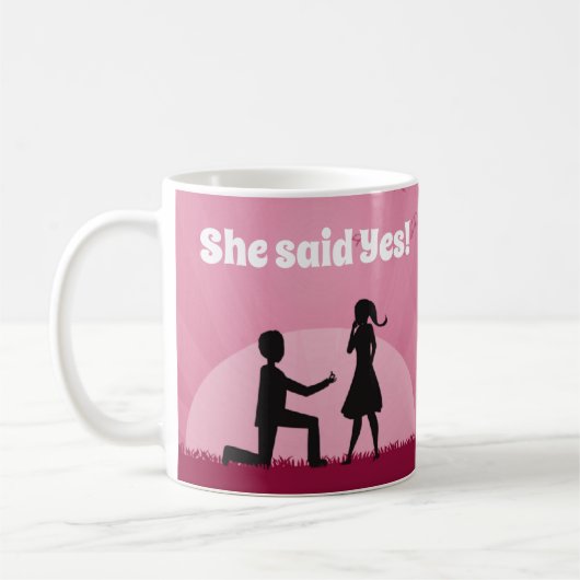 Mug Elle a dit Oui ! (Gauche)