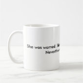 Mug Elle a persisté (Gauche)