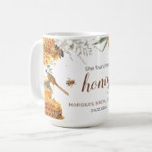 Mug Elle a trouvé sa douche nuptiale au miel (Devant gauche)