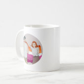 Mug Elle adore cuisiner et elle aime manger | Fierté (Devant gauche)