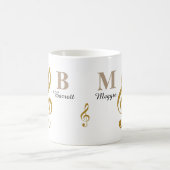 Mug elle adore la musique (Centre)