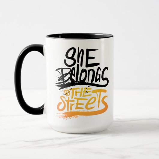Mug elle appartient à la rue, Unique Place (Gauche)