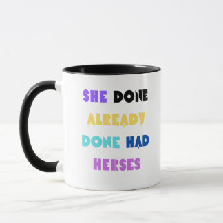 Mug Elle Avait Déjà Fait Avait Des Herses
