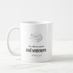 Mug Elle Collectionne Les Couchers De Soleil Et Les Ph