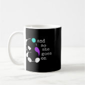 Mug Elle Continue - Semicolon Cadeau Prévention Suicid (Gauche)