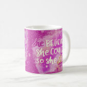 Mug Elle croyait (Devant droit)