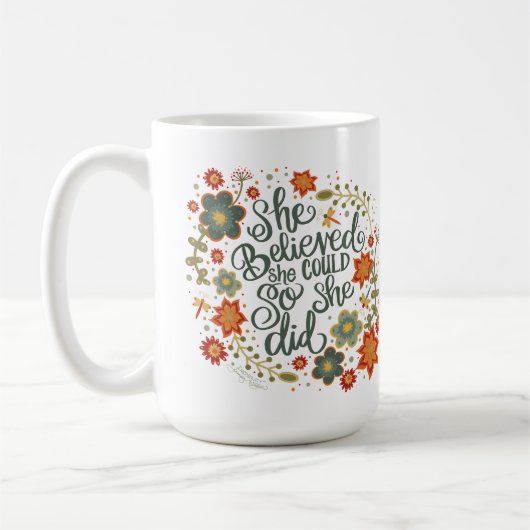 Mug Elle Croyait Pouvoir Citer L'Inspirété (Gauche)