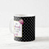 Mug Elle Croyait Qu'Elle Pouvait Motiver Les Points Fl (Devant gauche)
