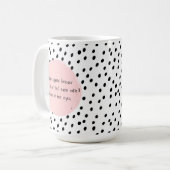 Mug Elle dira toujours qu'elle s'en sort Motivationnel (Devant gauche)