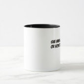 Mug Elle dit que je n'écoute pas (Centre)