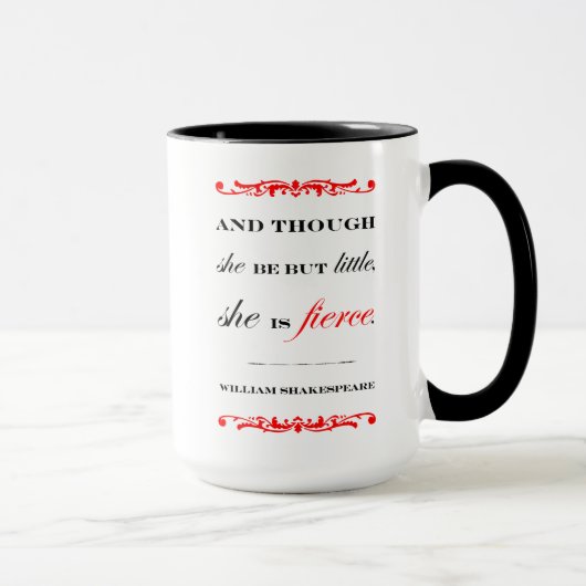 Mug Elle est féroce (le regard de l'autre côté !) (Droite)