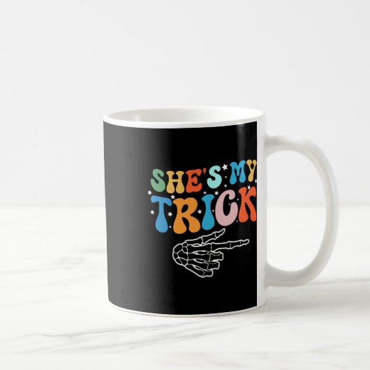 Mug Elle est ma bite Il est ma menace Coupl Halloween (Droite)
