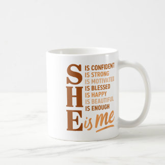 Mug Elle Est Ma Confiante Forte Histoire Noire Éduquée