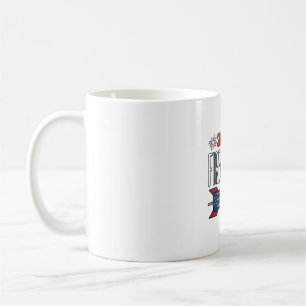 Mug Elle est mon pétard Création de couple patriotique