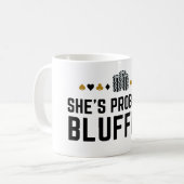 Mug Elle est probablement Bluff - Casino Poker Bluff c (Devant gauche)
