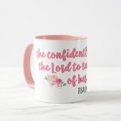 Mug Elle Fait Confiance Au Seigneur // Bible Verse (Devant gauche)
