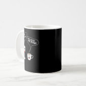 Mug Elle M'Aime Plus T-Shirt Drôle Vin Et Café Dr. (Devant gauche)