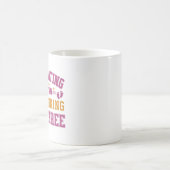 Mug Elle mange pour deux, je bois pour trois (Centre)