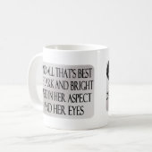 Mug Elle marche dans la beauté (Devant gauche)