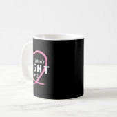 Mug Elle ne combat pas seule la sensibilisation au can (Devant gauche)