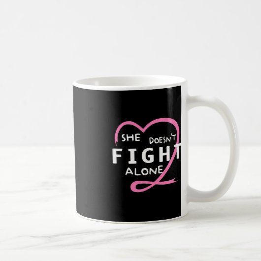 Mug Elle ne combat pas seule la sensibilisation au can (Droite)
