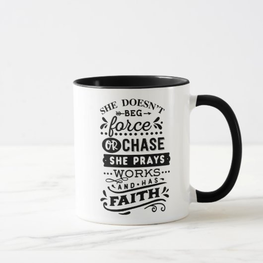 Mug Elle ne supplie pas (Droite)