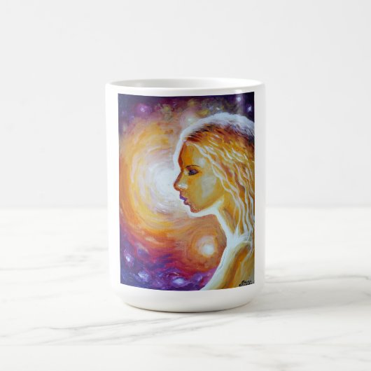 Mug Elle regarde les étoiles (Centre)