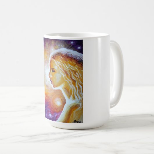 Mug Elle regarde les étoiles (Devant droit)