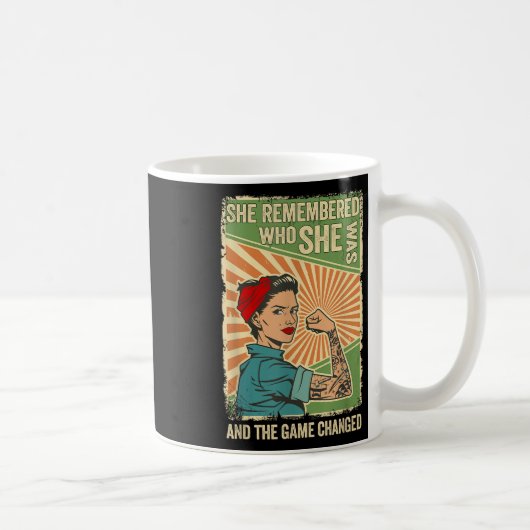 Mug Elle Se Souvient De Qui Elle Était Et Du Jeu Chang (Droite)