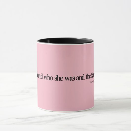 Mug Elle s'est rappelée, et le jeu changé (Centre)