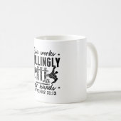 Mug Elle Travaille Volontiers Lab Tech Technicien De L (Devant droit)