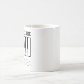 Mug Elle veut la musique de piano de D (Centre)